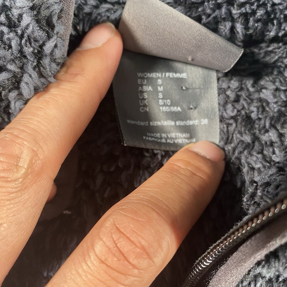 Jack Wolfskin Womens Size Small Full Zip Sherpa Jacket Nanuk 300 High Pile - Picture 4 of 10